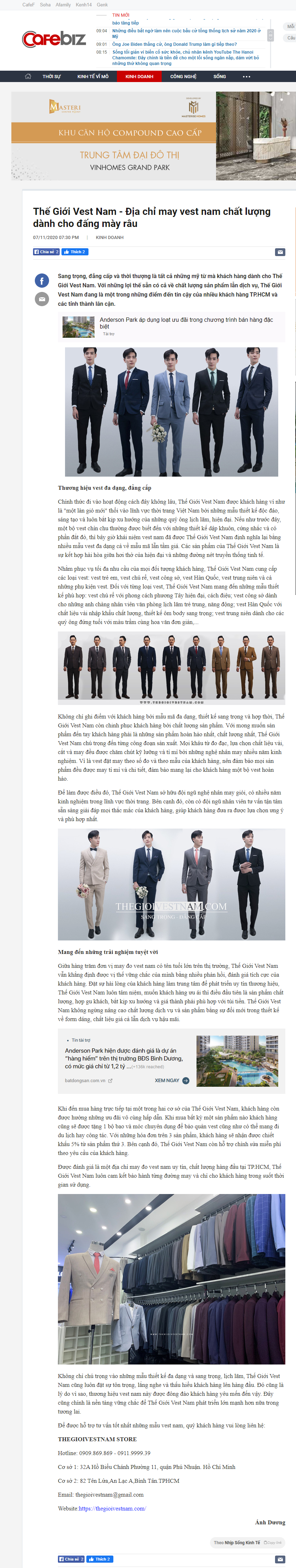 Vest Nam Cao Cấp THEGIOIVESTNAM